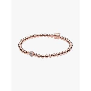 NEW AUTHENTIC PANDORA Beads & Pavé Bracelet 14k rose gold plating